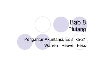 bab 8 piutang