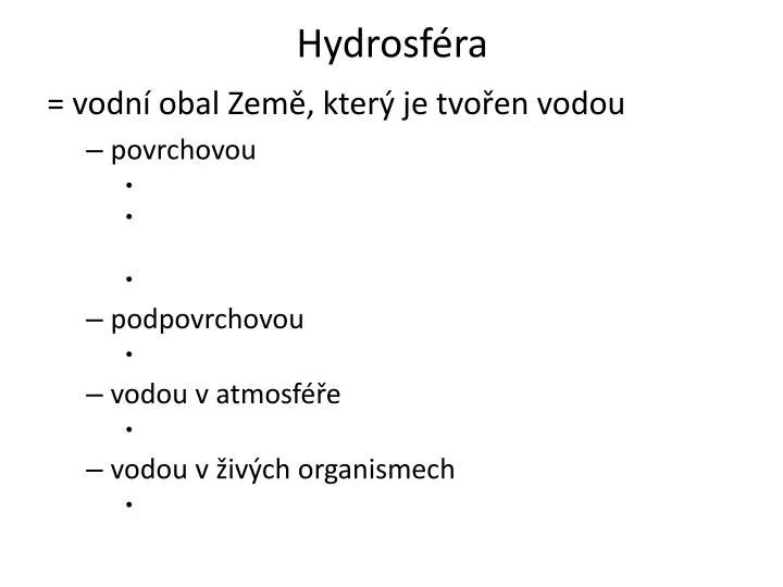 hydrosf ra