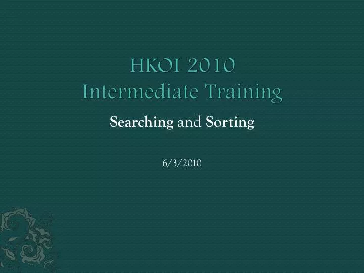 hkoi 2010 intermediate training