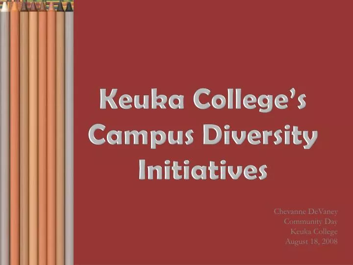 keuka college s campus diversity initiatives