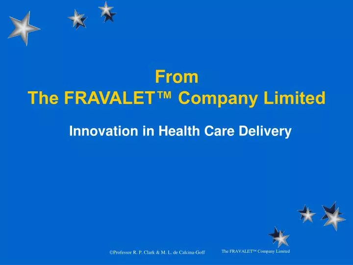 from the fravalet company limited