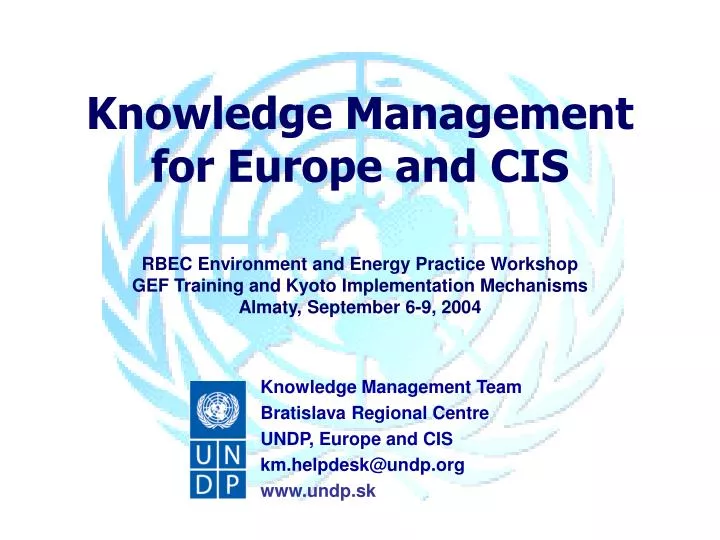 knowledge management for europe and cis