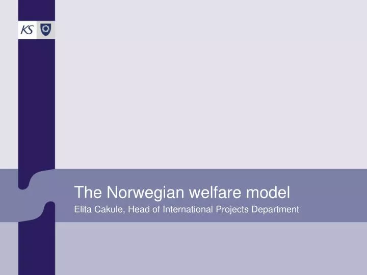 the norwegian welfare model
