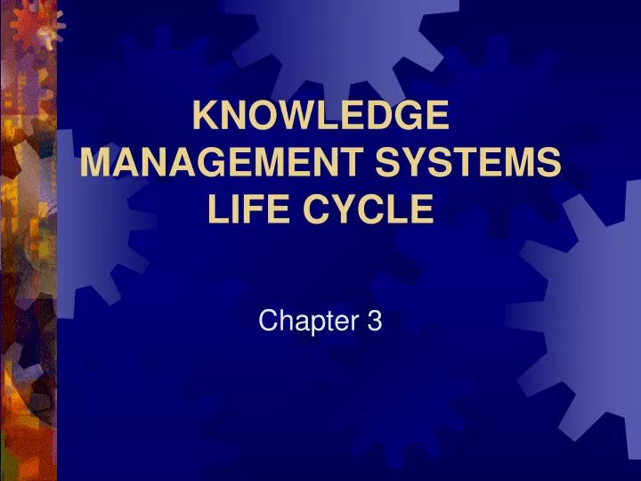 knowledge management systems life cycle