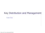 Key Distribution and Management - slide 1