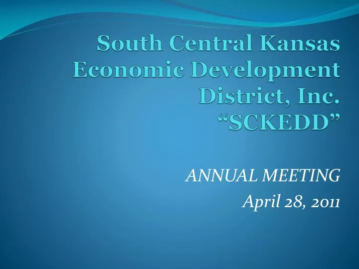 south central kansas economic development district inc sckedd