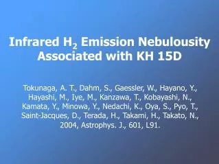 Infrared H 2 Emission Nebulousity Associated with KH 15D