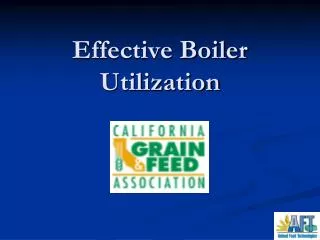 Effective Boiler Utilization