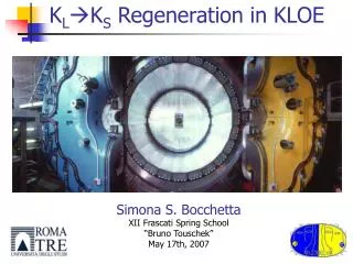 K L ? K S Regeneration in KLOE