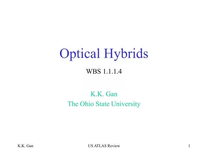 optical hybrids