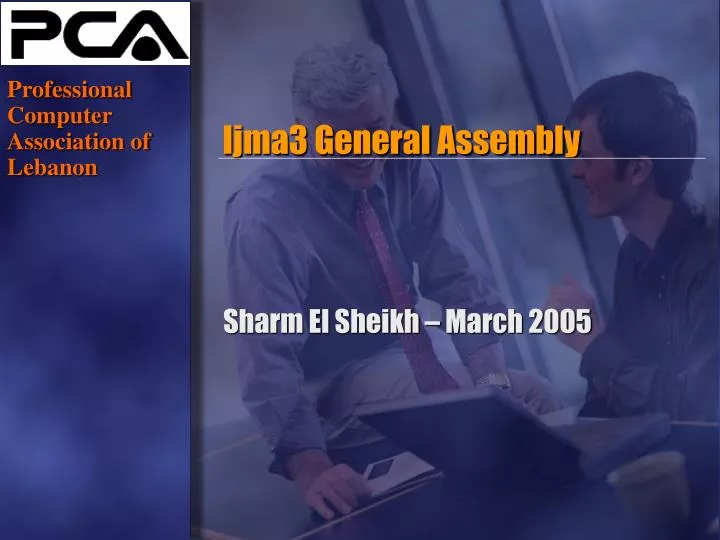 ijma3 general assembly
