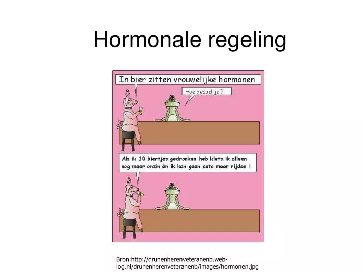hormonale regeling