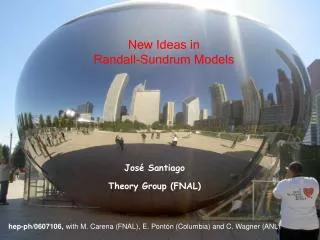 New Ideas in Randall-Sundrum Models