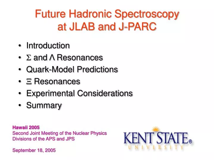 future hadronic spectroscopy at jlab and j parc