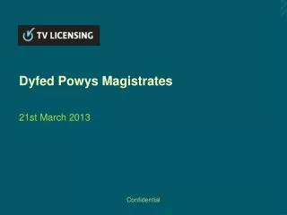 Dyfed Powys Magistrates
