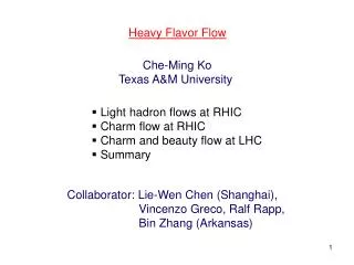 Heavy Flavor Flow