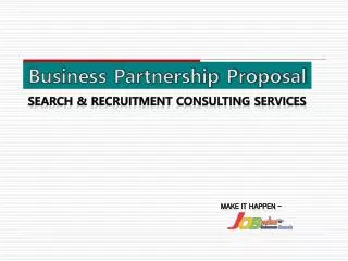 Business Partnership Proposal