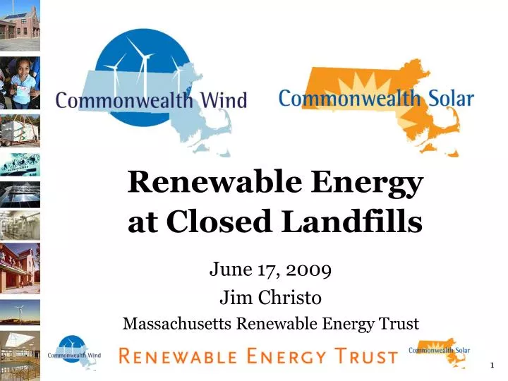 renewable energy at closed landfills