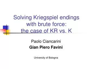 Solving Kriegspiel endings with brute force: the case of KR vs. K