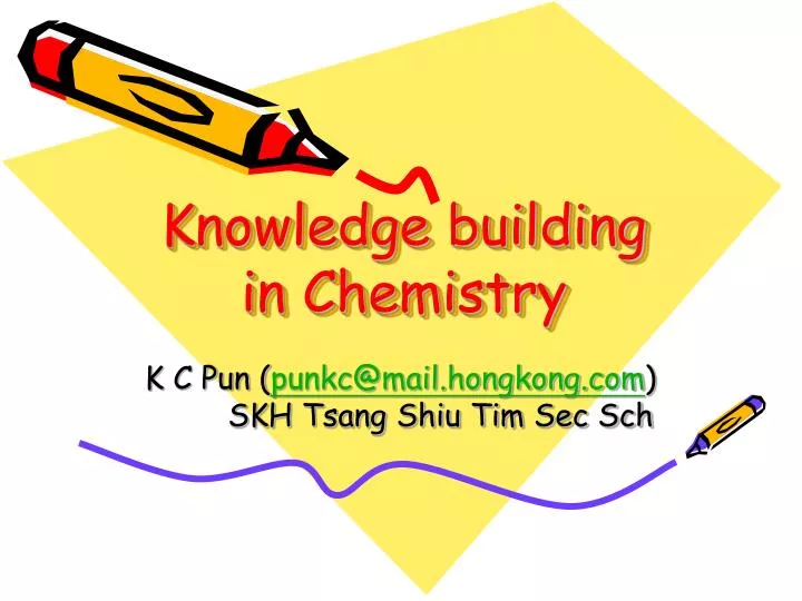 knowledge building in chemistry