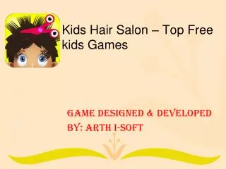 Kids Hair Salon - Free kids Game