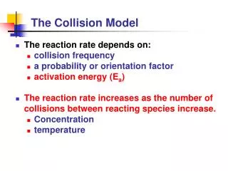 The Collision Model