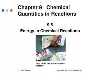 Chapter 9 Chemical Quantities in Reactions