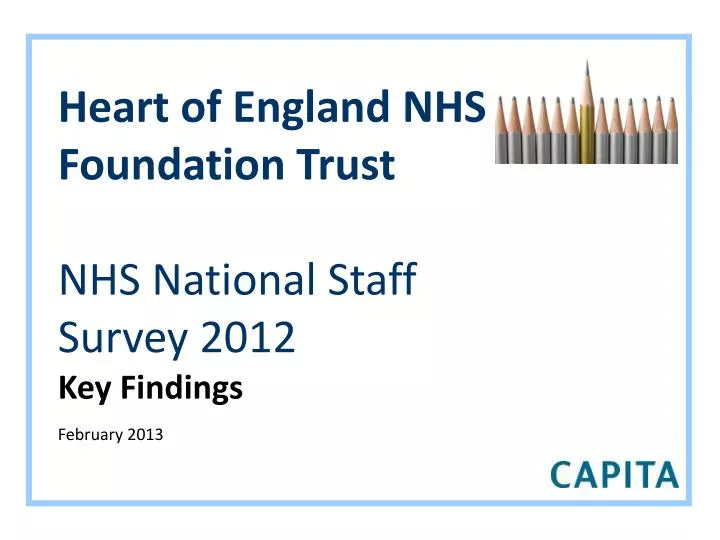 heart of england nhs foundation trust nhs national staff survey 2012 key findings