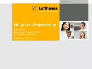 SIS @ LH - Project Setup