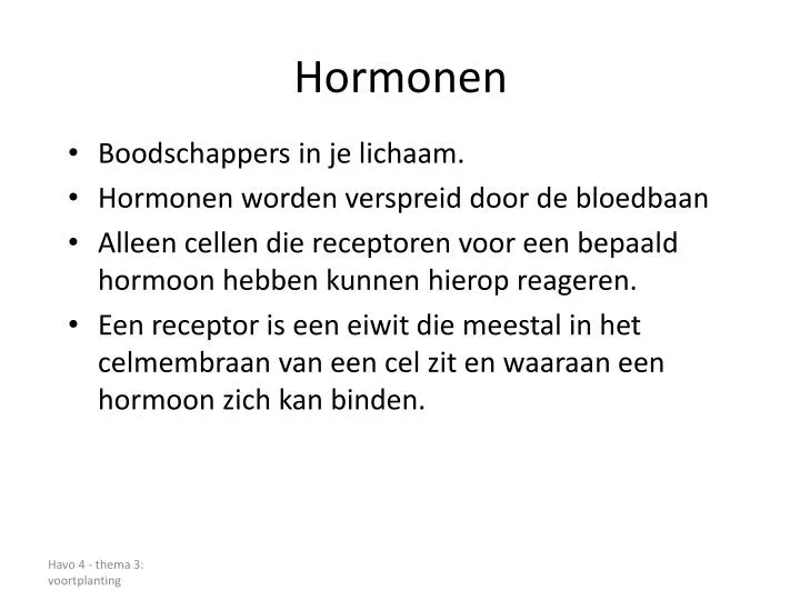 hormonen