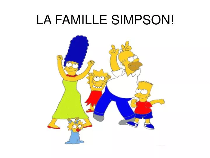 la famille simpson