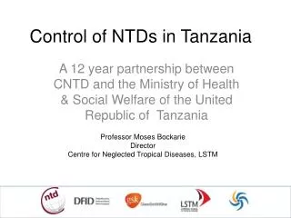 Control of NTDs in Tanzania