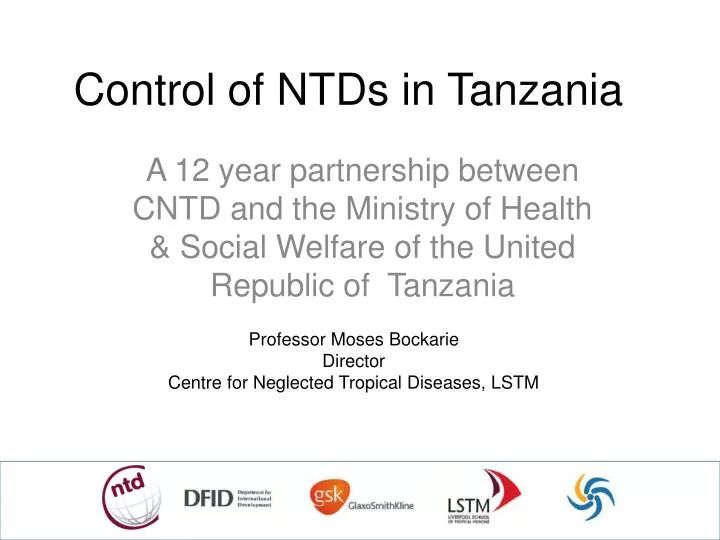 control of ntds in tanzania