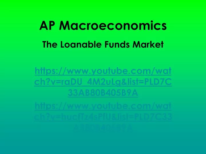 ap macroeconomics