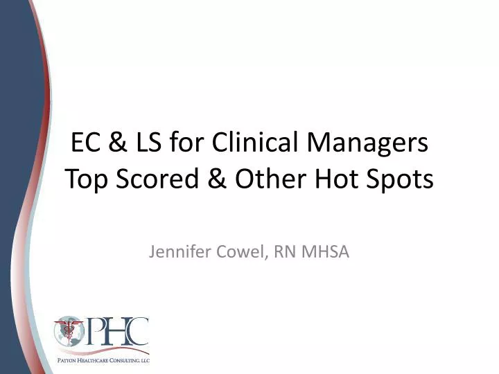 ec ls for clinical managers top scored other hot spots