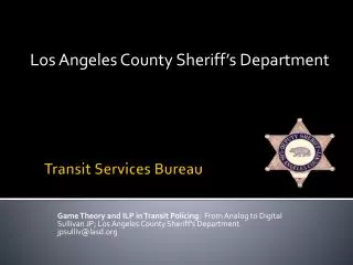 Transit Services Bureau