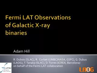 Fermi LAT Observations of Galactic X-ray binaries