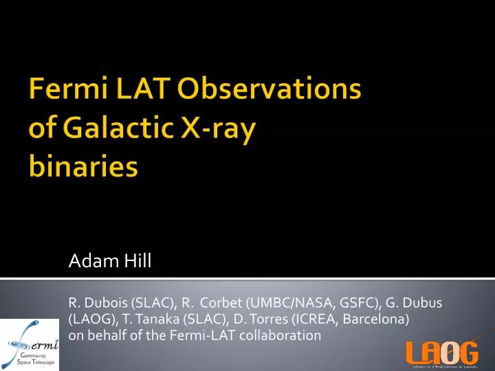 fermi lat observations of galactic x ray binaries