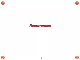 Recurrences