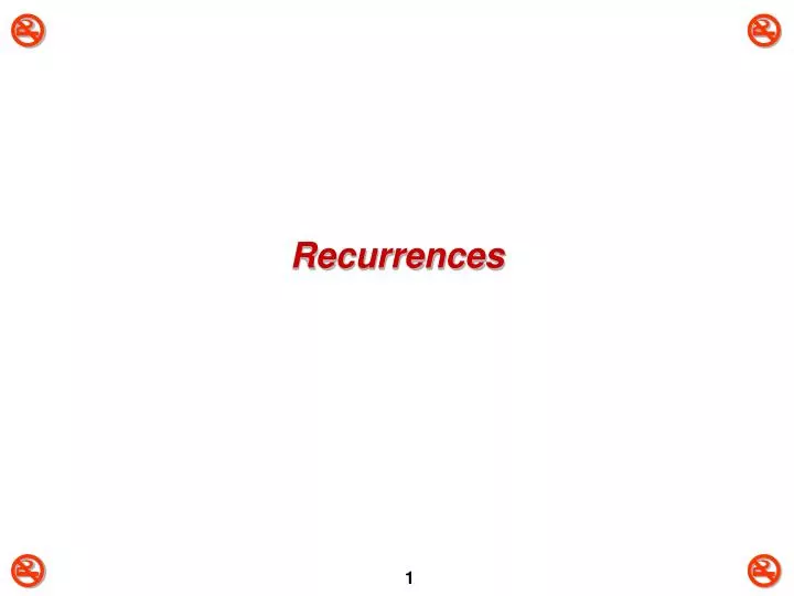 recurrences