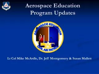 Aerospace Education Program Updates