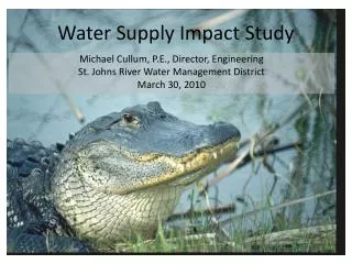 Water Supply Impact Study