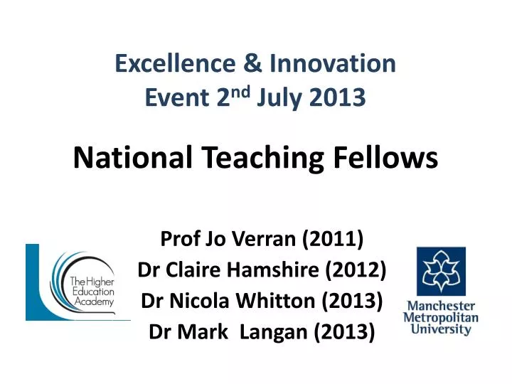 national teaching fellows
