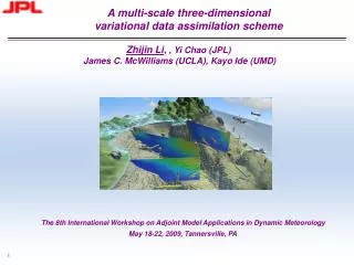 A multi-scale three-dimensional variational data assimilation scheme