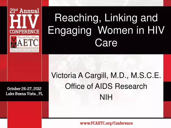 reaching linking and engaging women in hiv care