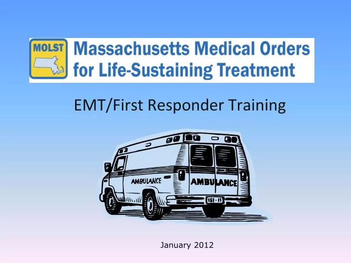 emt first responder training