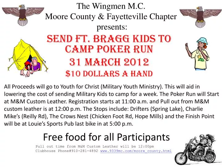 the wingmen m c moore county fayetteville chapter presents