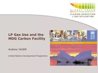 LP Gas Use and the MDG Carbon Facility