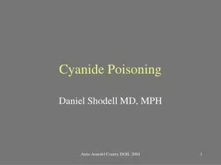 Cyanide Poisoning