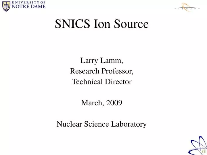 snics ion source